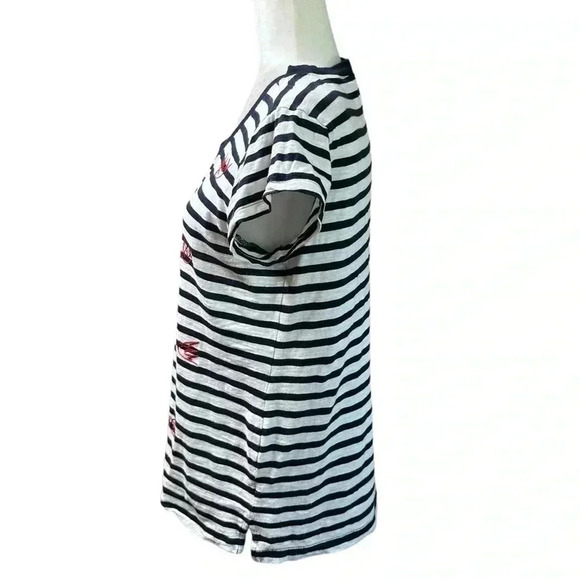 CAbi Aviation Tee 2022 - Blue White Striped Size S - Picture 3 of 9